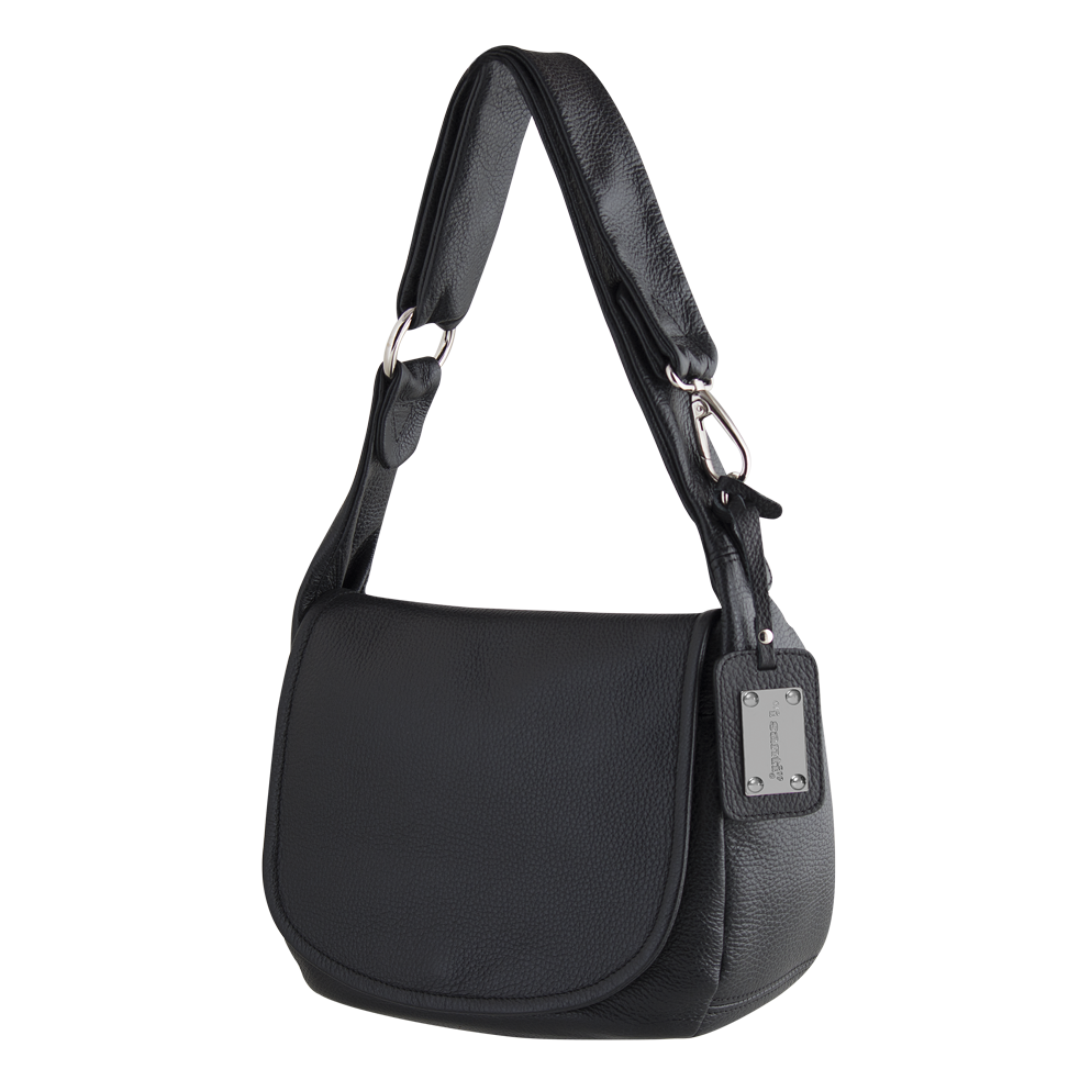 TRACOLLA IN PELLE NERO